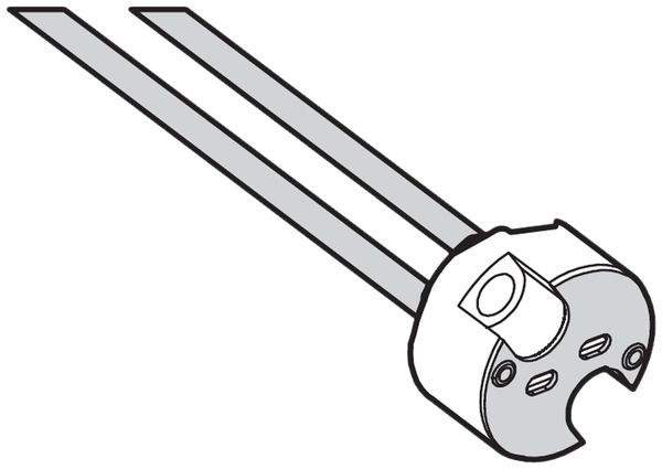 Portalampada ceramica GY4-GY6,35 17×9