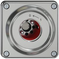 Contact pivotant ELEMENT SNAPFIX® 1P 1F 16A 400V 0<-1 87×87×62mm aluminium