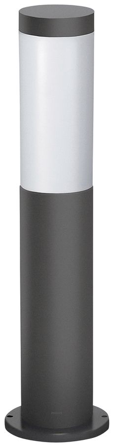 Wegeleuchte Philips Utrecht E27 1×20W Fussplatte 460mm IP44 anthrazit