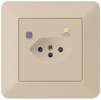 UP-Steckdose KTR T13 FI 30mA beige