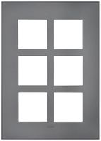 En-tête ENC Legrand Arteor 3×2 vertical 157×213mm Magnesium