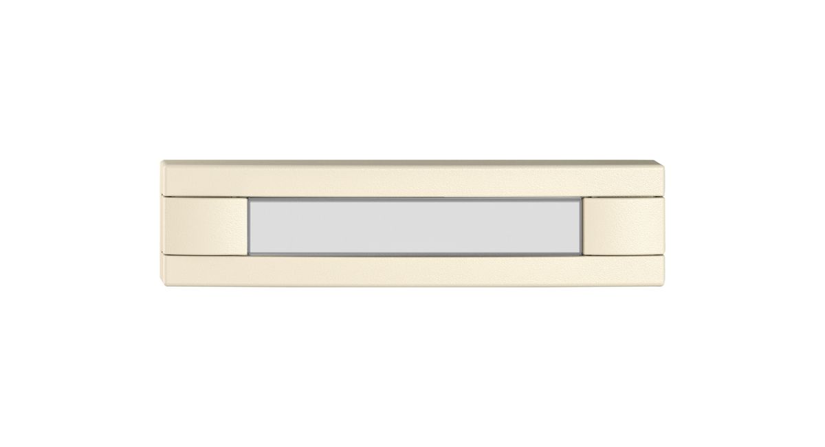 Poussoir 1/8 EDIZIO.liv SNAPFIX® p.KNX&UNI s.LED a.étiquette comm.2touch.cr