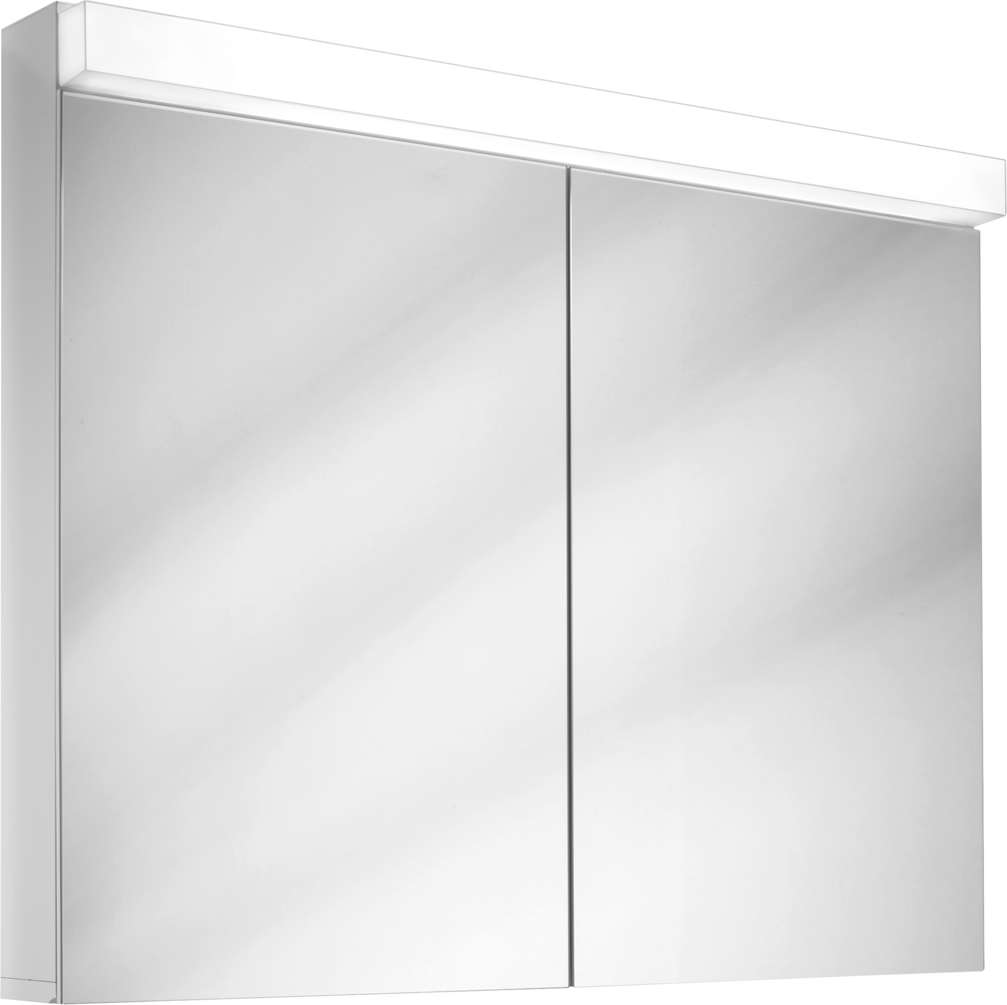 Schneider Spiegelschrank LOW 100/2/LED, 4000K, weiss