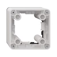 Zwischenrahmen NEVO, H=33mm, für NAP.Q und NUP.Q, mit schwarzer Dichtung, weiss