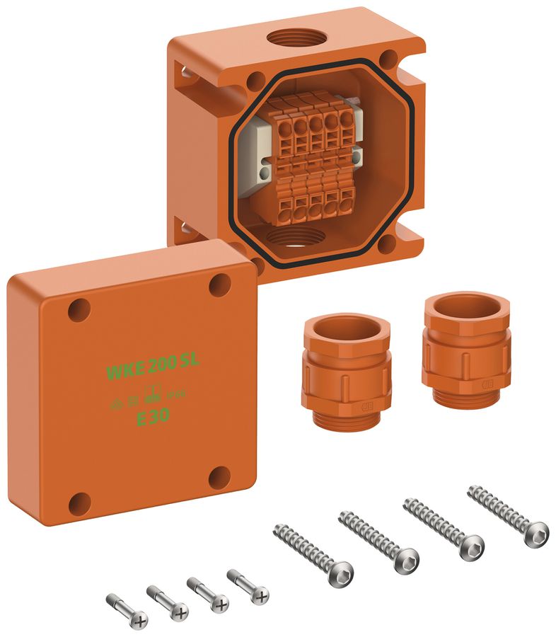 AP-Abzweigdose Spelsberg WKE 202 SL 115×115mm×93mm IP66 orange