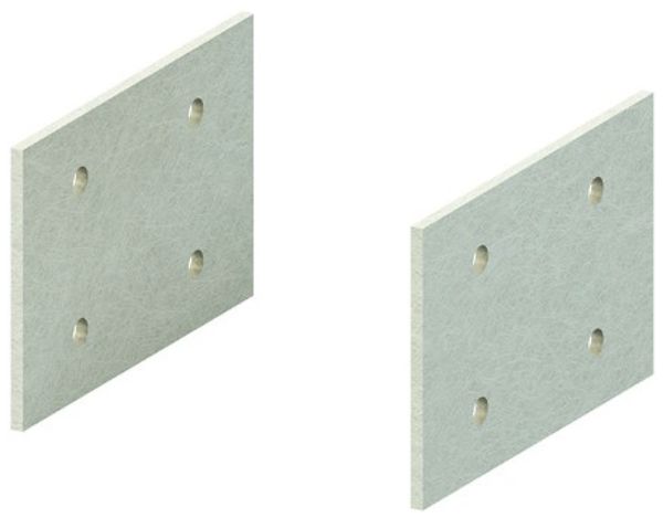 Verbindungslasche Niedax 80mm Pol