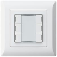 UP-Taster kallysto.line KNX 6×RGB LED s/e-link weiss