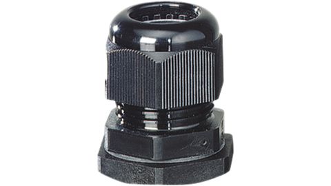 Noir avec contre-écrou et décharge de traction