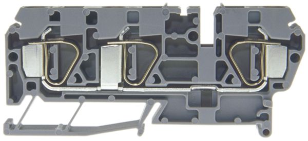 Borne de passage joignable WZ 0.5…6mm² 50A 600V ressort 3×1 rail DIN 35mm gr