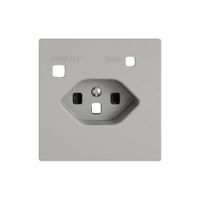 Montageset EDIZIO.liv SNAPFIX® f.Fehlerstrom-Schutzsteckdose Typ 23 Shutter hgu