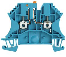 Messtrenn-Reihenklemme Weidmüller WTR 2.5 Schraub.schwenkbar TS35 blau