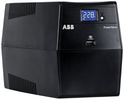 USV-Anlage ABB PowerValue 11LI UP 1000VA, 1L/1L, 1000VA/600W, 3min