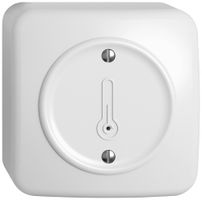 AP-Raumtemperatursensor STANDARDdue Wiser SNAPFIX® K+ 230V 76×76×54mm ws