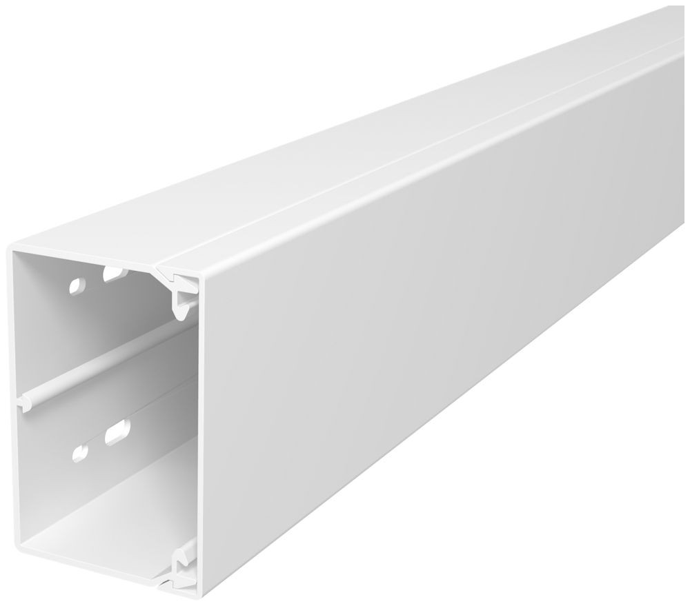 Canal d'installation Bettermann WDK 90×60×2000mm PVC blanc pur