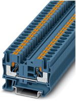 Borne 0.5…10mm² bleu connexion Push-in PT 6 BU