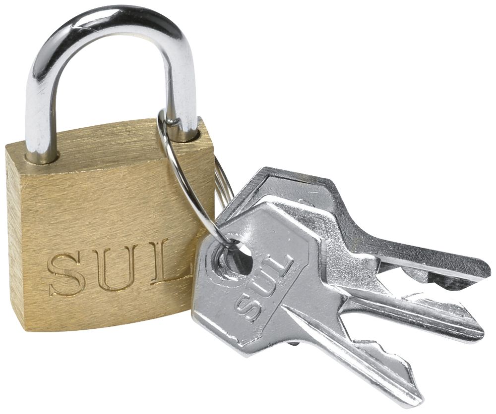 Vorhängeschloss Hager S014 mit 3 Schlüsseln