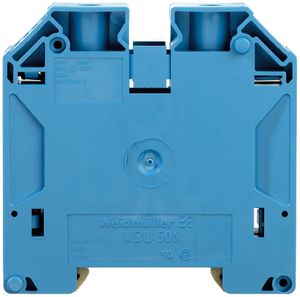 Borne de passage Weidmüller WDU N connexion à vis 50mm² TS35 bleu