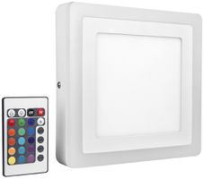 Plafoniera/applique LED LDV LED COLOR + WHITE SQ, 200mm 19W
