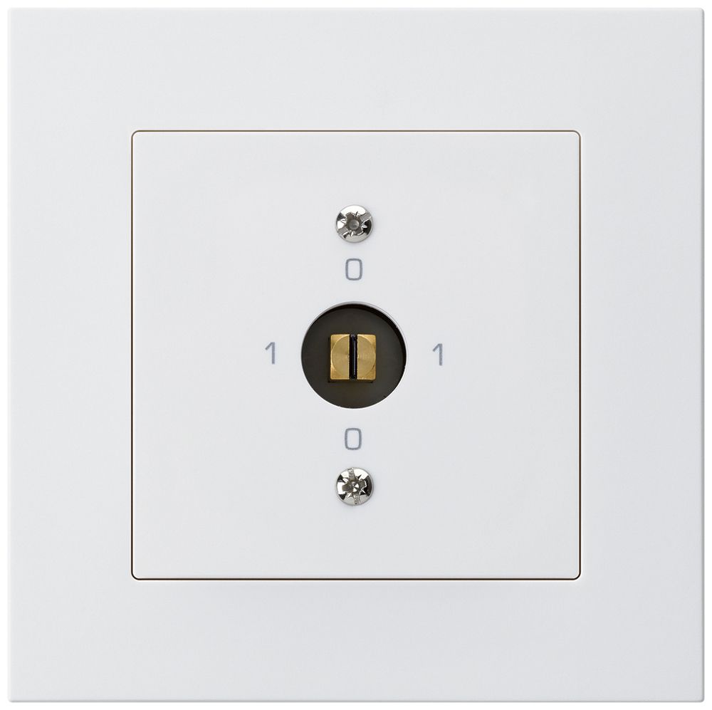 UP-Steckschlüsselschalter kallysto.pro 0/1L weiss