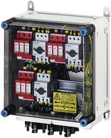 Scatola PV ENYSUN Mi PV 2263 con spina MC4 3×prot.sovratensione+interrutore rete