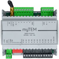 REG-I/O-Modul myTEM MTIOM-100-WL 24VDC 4×A/DI 6×DI 6×DO CAN Z-Wave