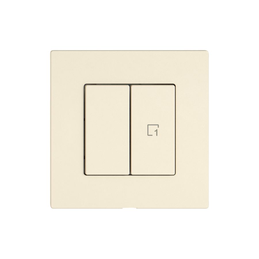 Commande pour interrupteur EDIZIO.liv Wiser SNAPFIX® 1C scène WLAN 2T cr