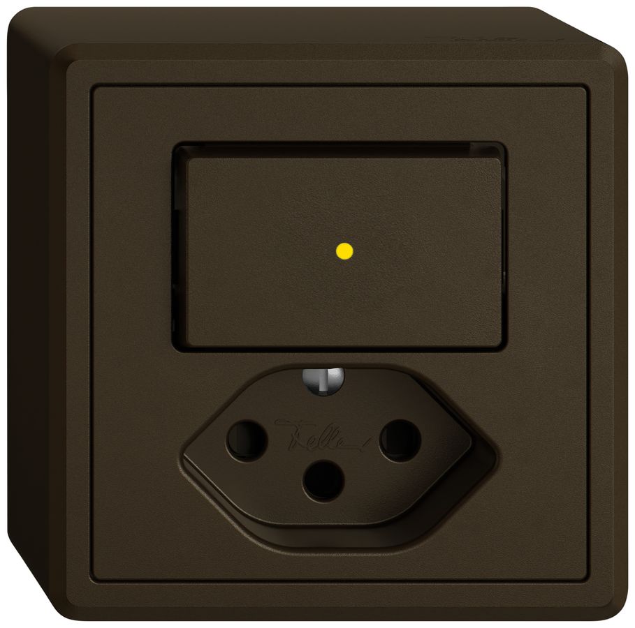 AP-Kombination EDIZIO.liv SNAPFIX® S6L+T13 Shut.Frontbeleuchtung gb br