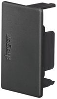 Endstück Hager tehalit.LF 45×30mm schwarz IP30