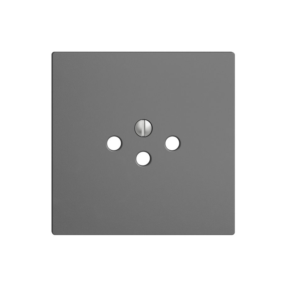 Frontplatte EDIZIOdue T12 dunkelgrau mit Shutter