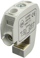 Verteilerblock Typ SA 2×16mm² 100A CU grau