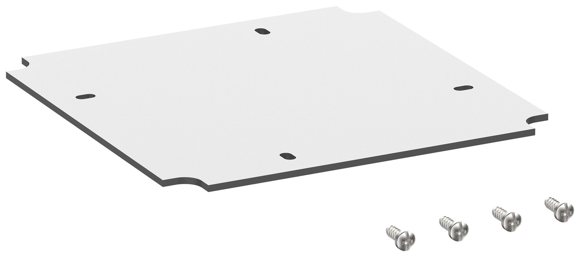 Placca di montaggio Spelsberg Abox MPI 160 149×149×2.5mm per Abox/Abox Pro