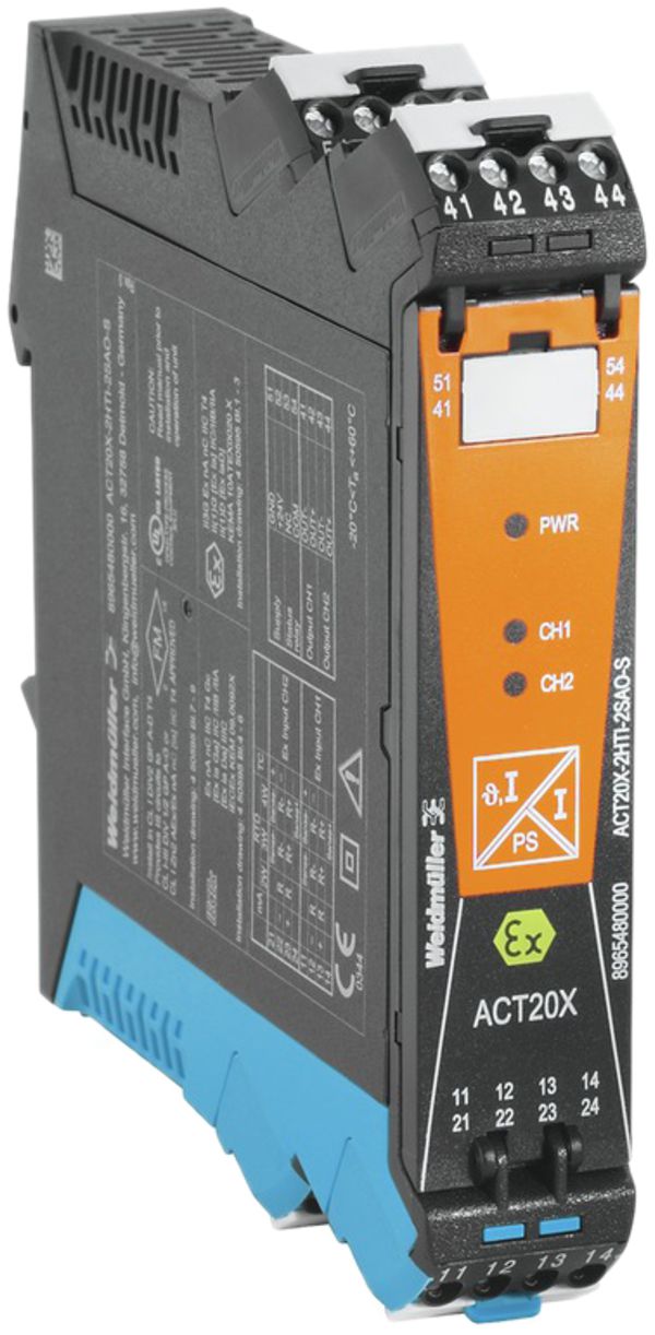 Isolatori/convertitore di segnali Weidmüller ACT20X-HAI-SAO-S