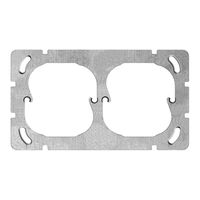 UP-Befestigungsplatte FH 1×2 52 + 52