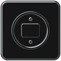 Interrupteur à poussoir ENC origin sch 3 92×92mm noir