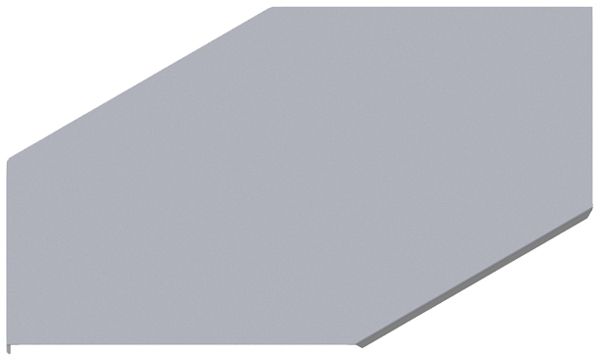 Couvercle Lanz pour angle 90° NW 200×110mm ZMA