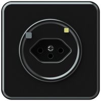 UP-Steckdose FI origin 1×Typ 13 30mA 10A 230V 92×92mm schwarz