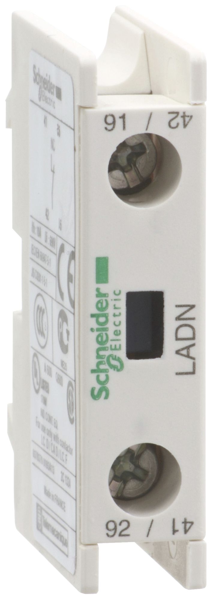 Hilfsschalter Schneider Electric LADN01 1Ö frontseit. TeSys