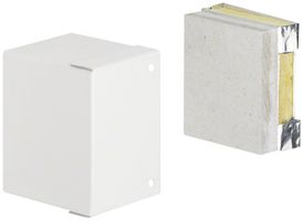 Piastra terminale tehalit FWK 3E E30 50×60mm, bianco traffico