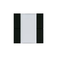 Tasterfront Hager basico KNX 4-fach schwarz 45×45mm