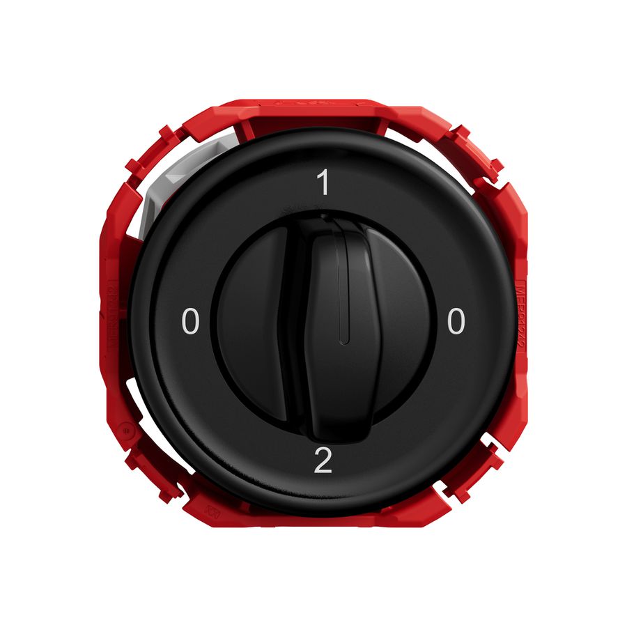 Drehschalter STANDARDdue SNAPFIX® Drehgriff Umschalter 2/1L sz