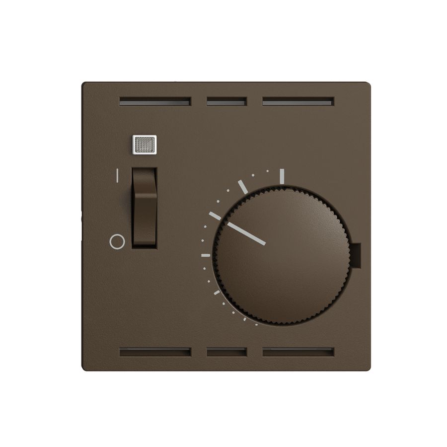 Termostato ambiente INC EDIZIOdue coffee, con interrutore