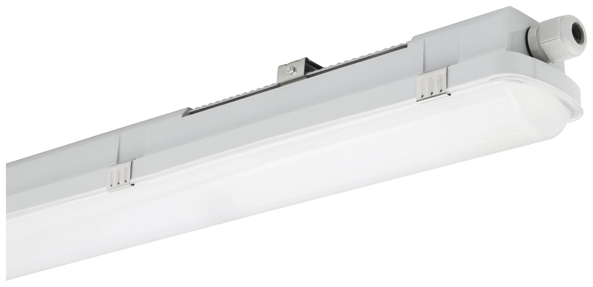Lampada p.loc.um.LED Sylvania RESISTO 1500 HE 46W 7100lm 840 IP66 1500mm grigio