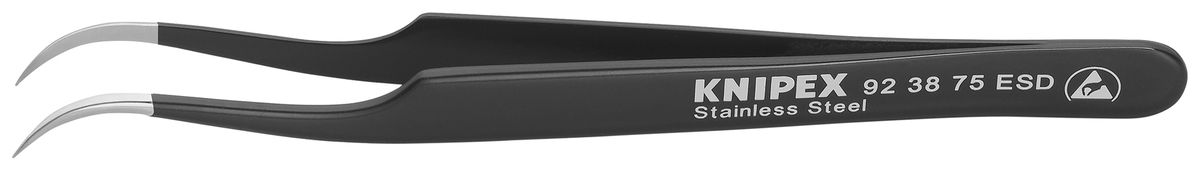 Brucelles KNIPEX 92 38 75 ESD 120mm, 45°