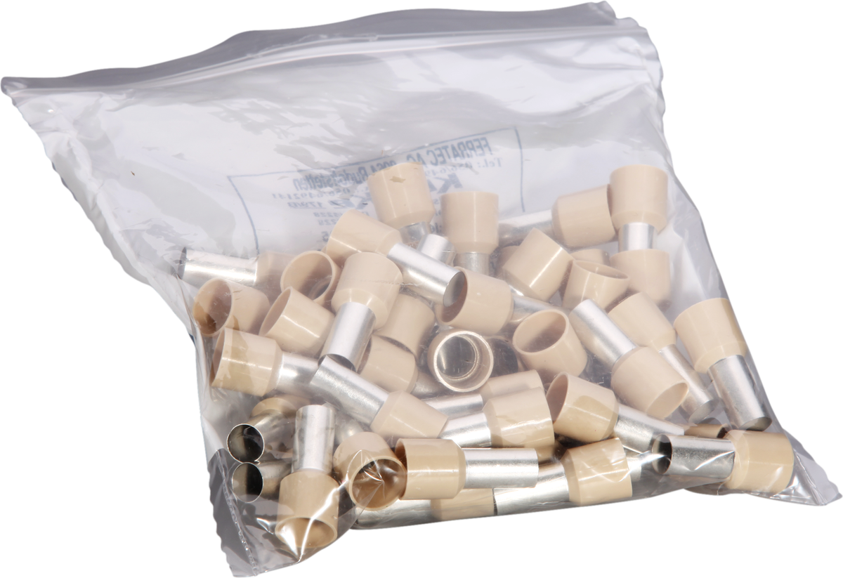 Capocorda tipo A isolato 35mm²/16mm beige