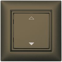 AP-RF-Taster ALADIN EnOcean EDIZIOdue, 1-fach, braun, V/Λ