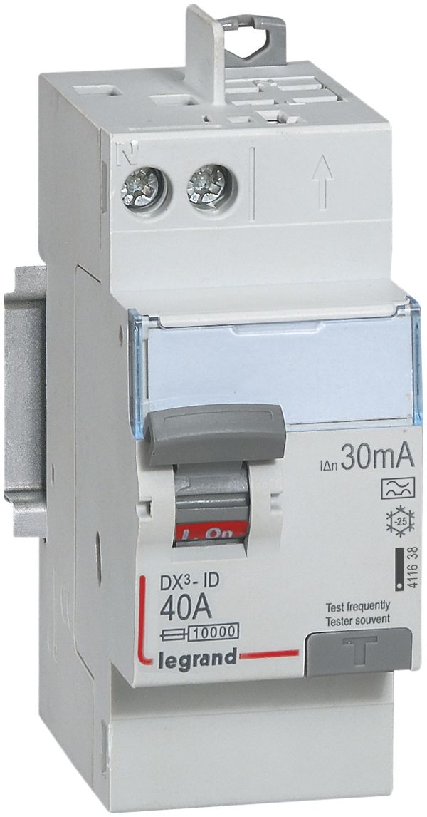 FI-Schutzschalter mit Kopfeinsp. Legrand 2P 40A 30mA Typ A