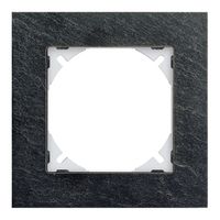 Abdeckrahmen EDIZIOdue prestige 1×1 schiefer