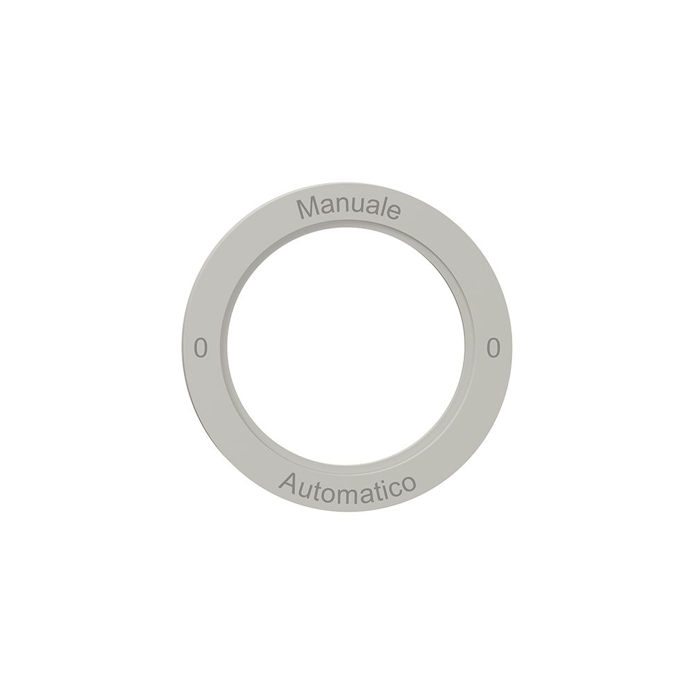 Disque indicateur NEVO, p.interrupteur rotatif, 0-Manuale-0-Automatico, grc