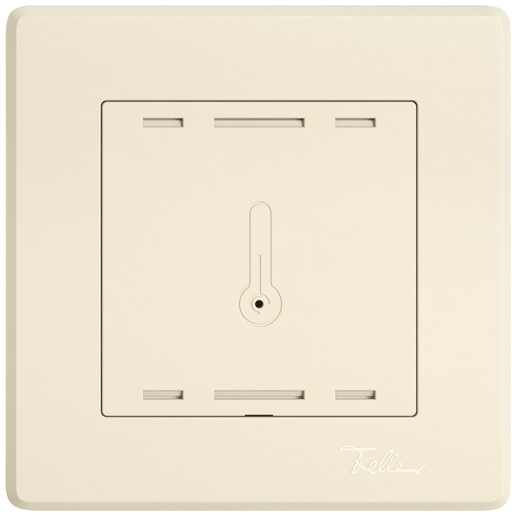 Commande p.capteur de température ENC EDIZIO.liv Wiser SNAPFIX® 96×96mm cr