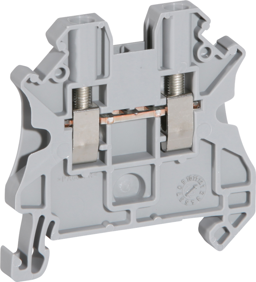 Morsetto 0.14…4mm² grigio AWG26…12